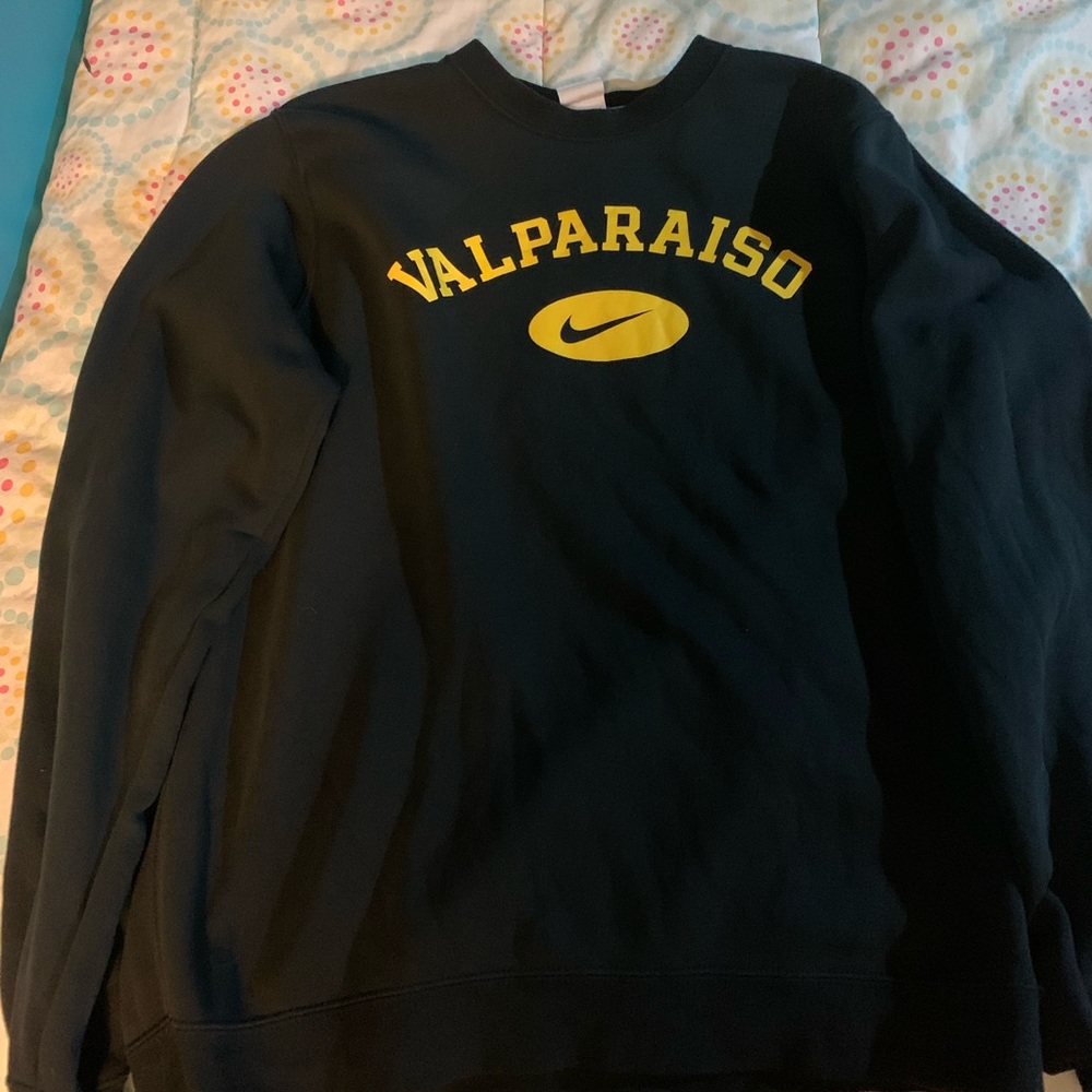 Valparaiso Nike Black Crewneck